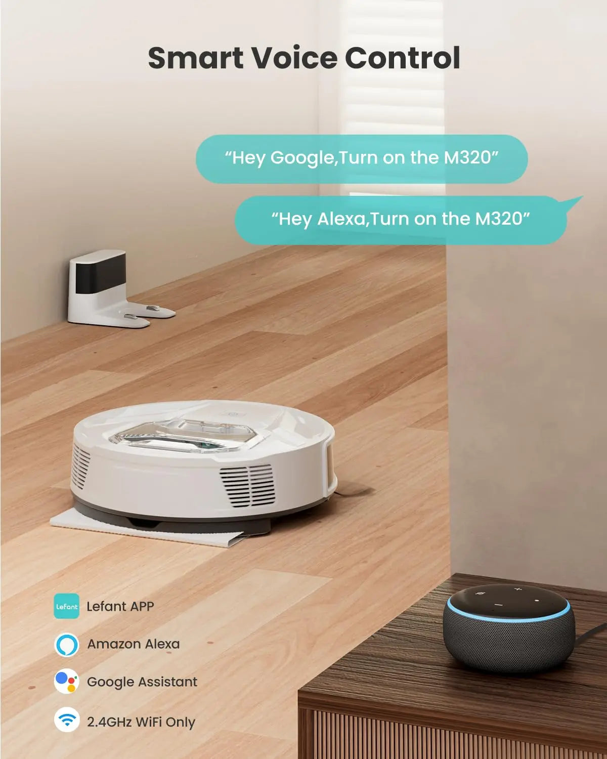 Smart Robot Vacuum with Carpet Detection and WiFi Control