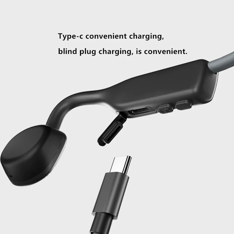 Bone Conduction Bluetooth Headset for Outdoor & Fitness