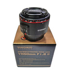 Canon-Compatible 50mm f/1.8 Lens with Accessories