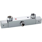 Bathroom Thermostatic Mixer Valve for Shower and Bathtub Chrome Finish