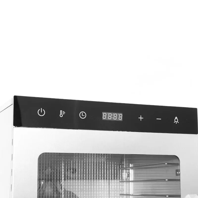 10-Layer Stainless Steel Food Dehydrator for Fruits, Vegetables & Herbs