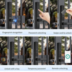 Outdoor Smart Lock with Fingerprint and Keypad Access