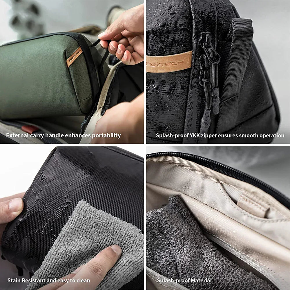 Waterproof Hanging Toiletry Bag with Hook – Travel Organizer