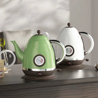 1.5L Stainless Steel Electric Kettle with Temperature Display – Green
