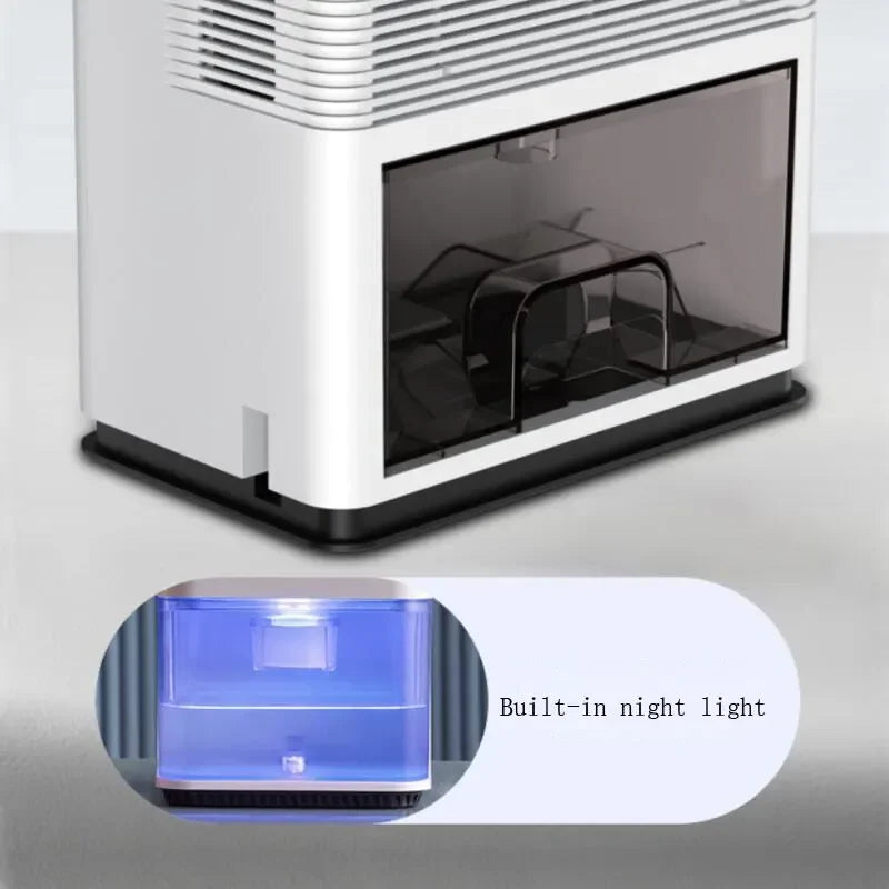 Smart Home Dehumidifier with 3L Tank and LED Display