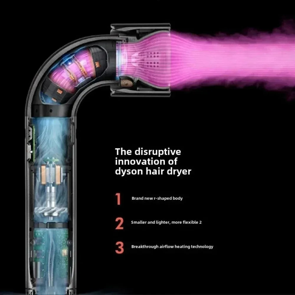 Professional Supersonic Hair Dryer 1200W, Blue AU Plug