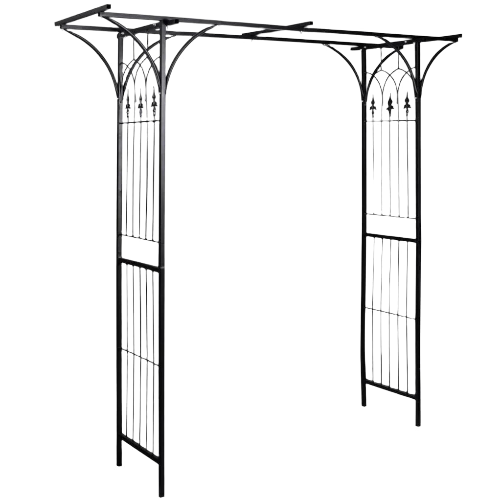 Metal Garden Arch 2m High – Weatherproof Trellis for Roses, Vines & Outdoor Decor