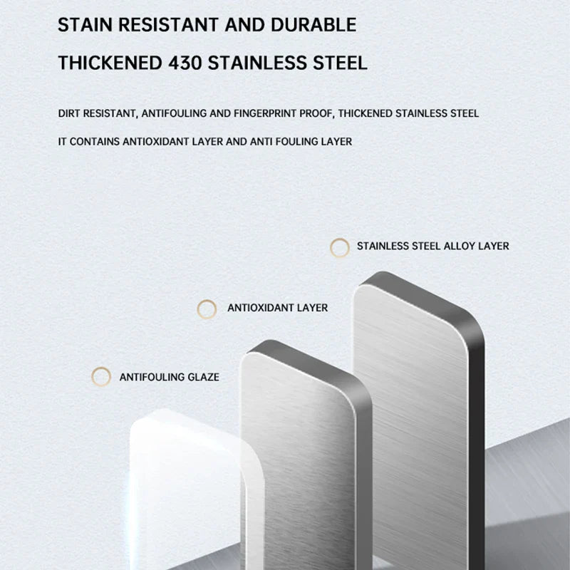 9L Smart Induction Kitchen Trash Bin with Rollers