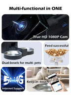 1080P Smart Pet Feeder with Camera and WiFi