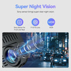 Ultra HD Dual Channel Dash Cam with Parking Mode
