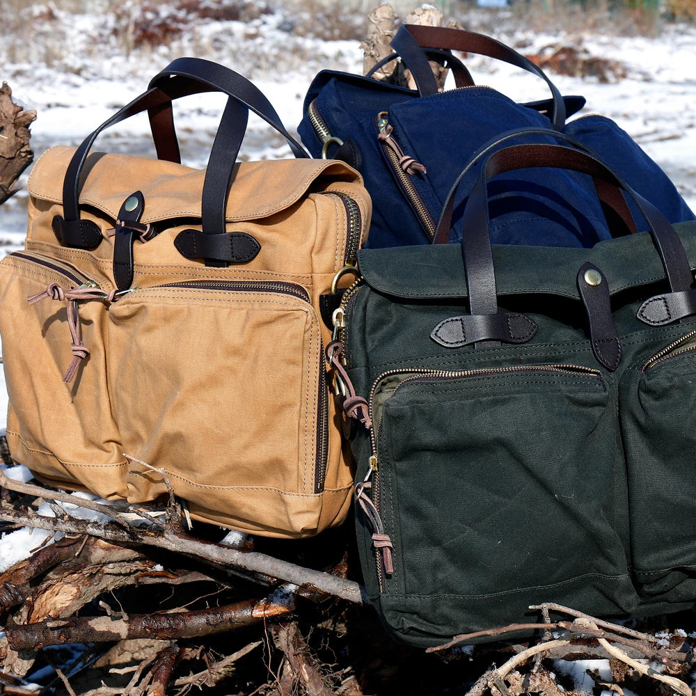 Retro Canvas Travel Bag 40x32x9cm with Zipper Closure