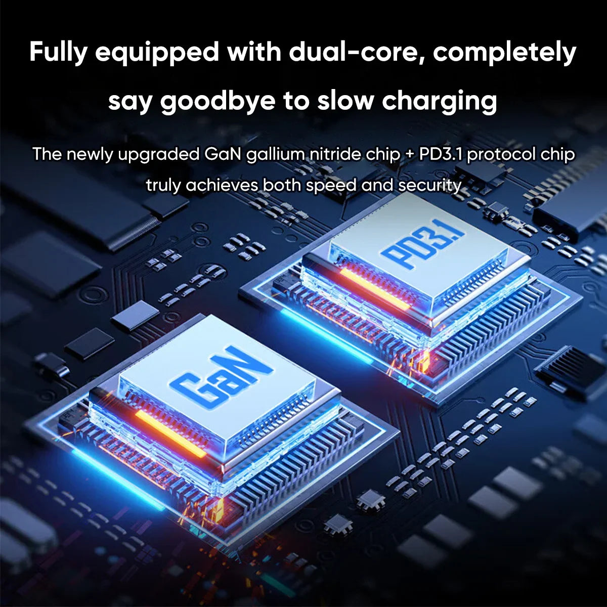 150W GaN Charger with RGB Display and 4 Ports