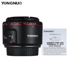 Canon-Compatible 50mm f/1.8 Lens with Accessories