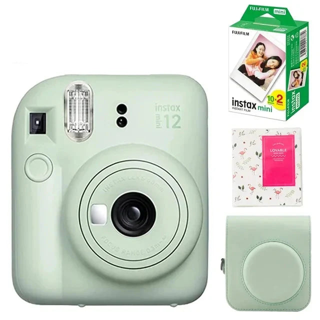 Mint Green Instant Camera Kit with Case and Accessories