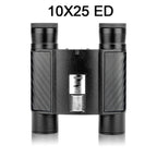 ED Glass 10x25 Folding Binoculars for Outdoor Use ED10X25