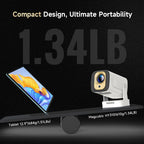 1080P Mini Projector with Auto Focus and Android 11