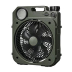 Rechargeable 10000mAh Outdoor Fan with Light and USB