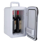 10L White Portable Fridge – Bedroom, Office, Car Cooling