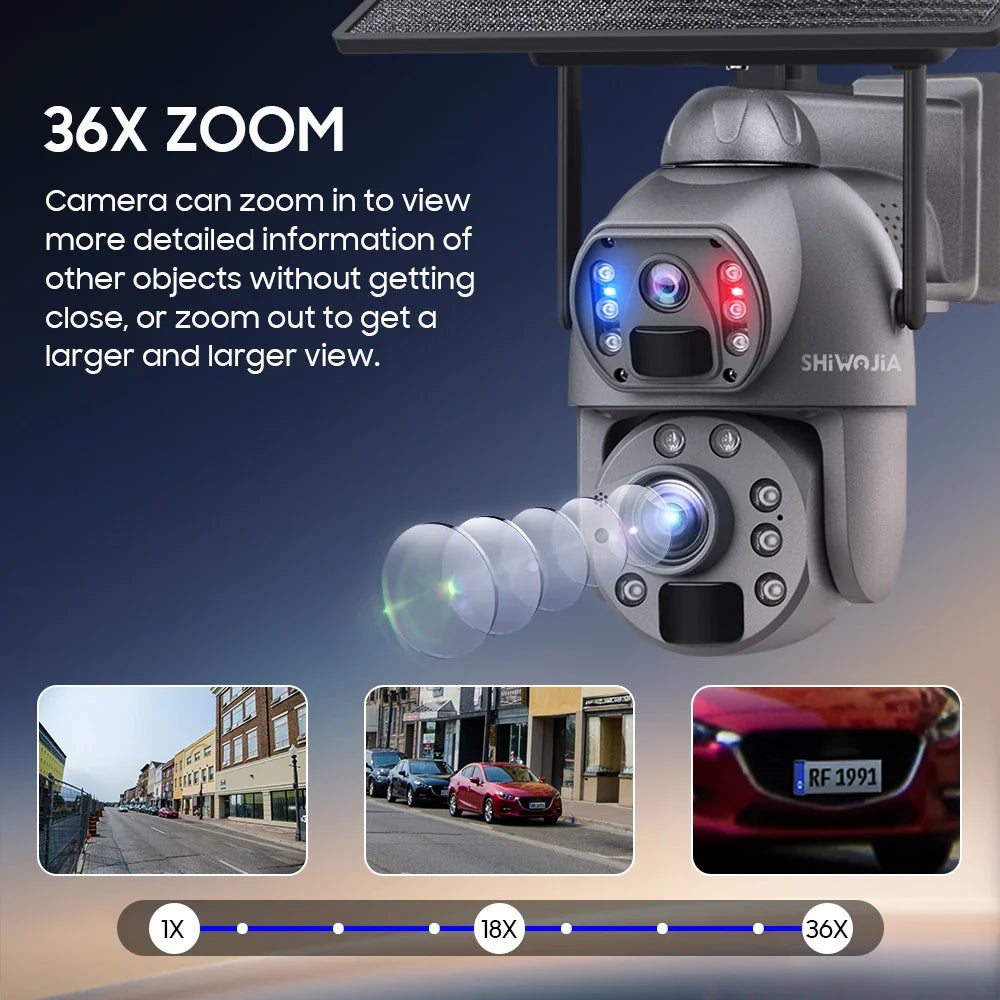 Wireless 360° Outdoor Camera with PIR and Night Vision