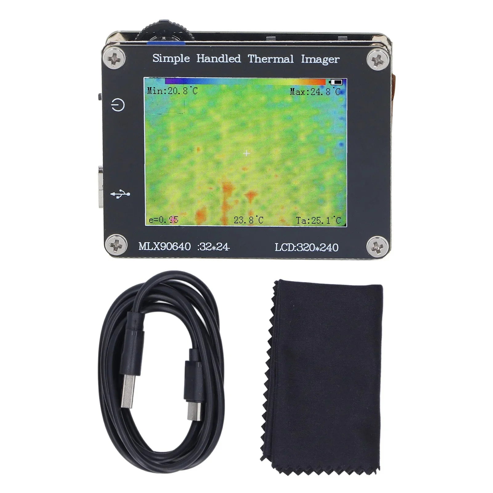 Multifunction Infrared Thermographic Camera with Wide Temp Range