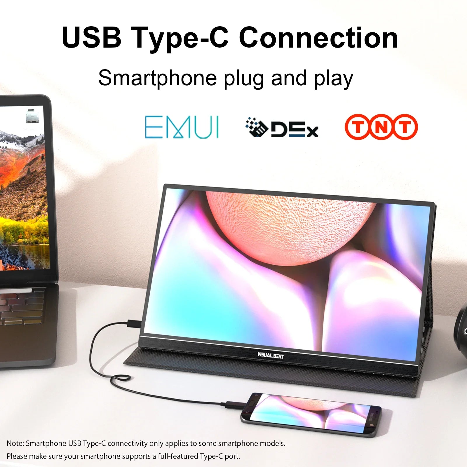 15.6" Portable Touchscreen Monitor 1080P FHD HDR