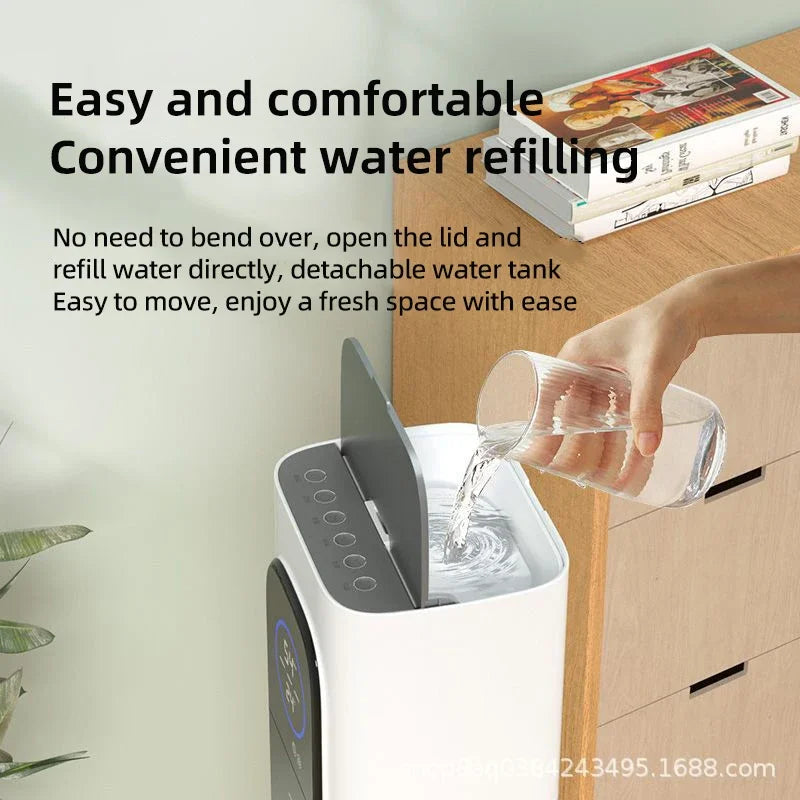 Floor Standing Cool Mist Humidifier with 12L Tank for Home and Office
