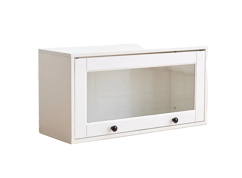 European Minimalist Wooden Cabinet with Doors Bedroom & Living Room Storage Bookshelf