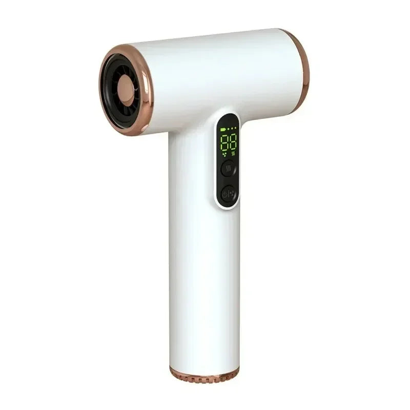 Portable USB Cordless Hair Dryer with Temperature Control