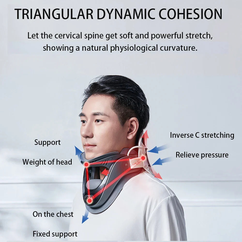 Wireless Cervical Traction Device – Neck Support & Posture Corrector