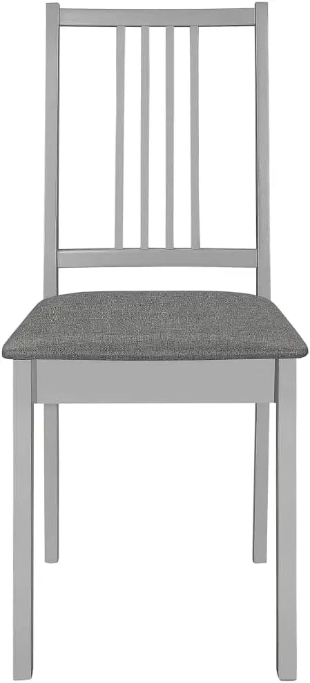 Modern Solid Wood Kitchen & Dining Chairs with Cushions – Set of 4