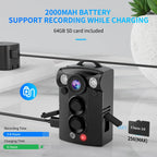 1080p Portable Mini Body Camera with Night Vision and Waterproof Case