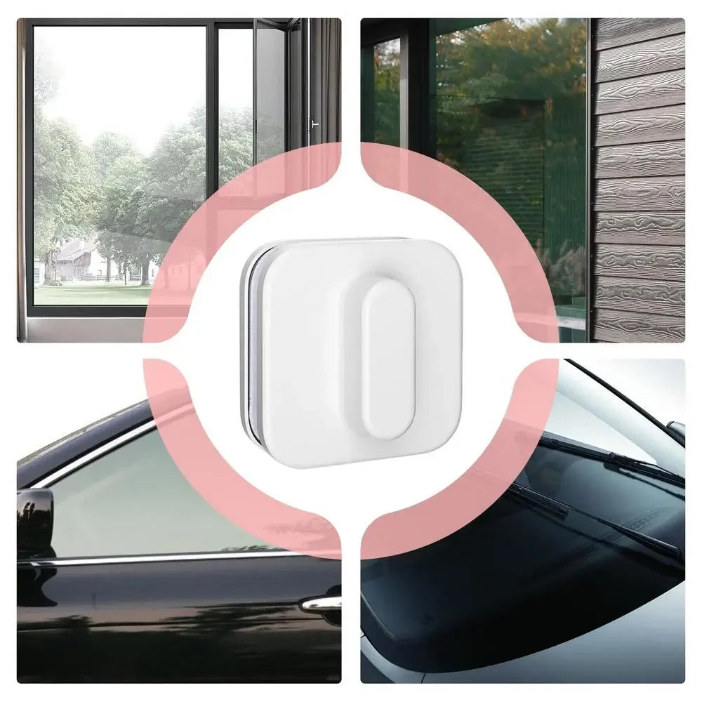 Cordless Magnetic Glass Cleaner for Cars & High-Rise