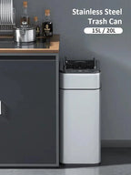 15L Automatic Kitchen Waste Bin – Touch-Free, Waterproof, Odor Control