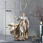 40cm Desktop Monkey King Ornament – Chinese Resin Decoration