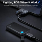 1TB External SSD – USB 3.2 Gen 2x2 Portable Drive with 2-in-1 USB-C Cable, 2000MB/s