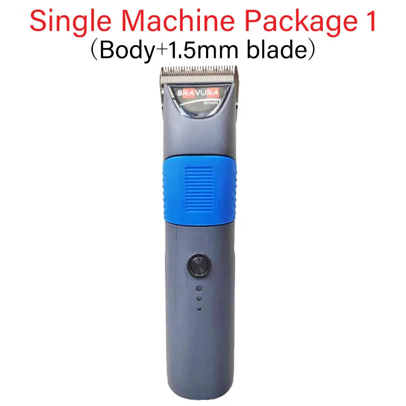 High-Power Pet Grooming Clippers with Adjustable Speed Settings black Package 1