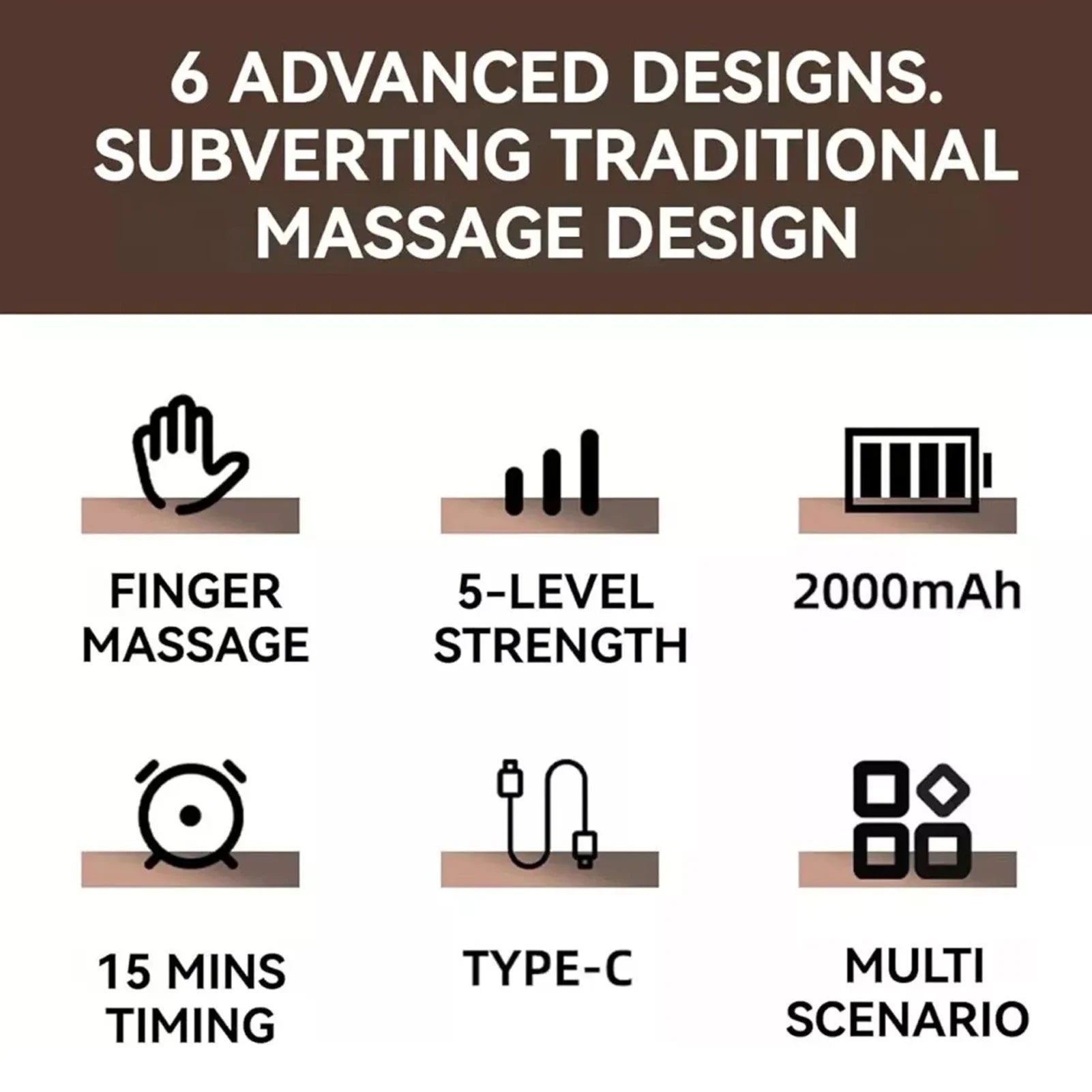 5-Level Air Compression Cordless Hand Therapy Massager