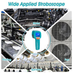 Rechargeable Stroboscope Tachometer with 8-Hour Battery Life