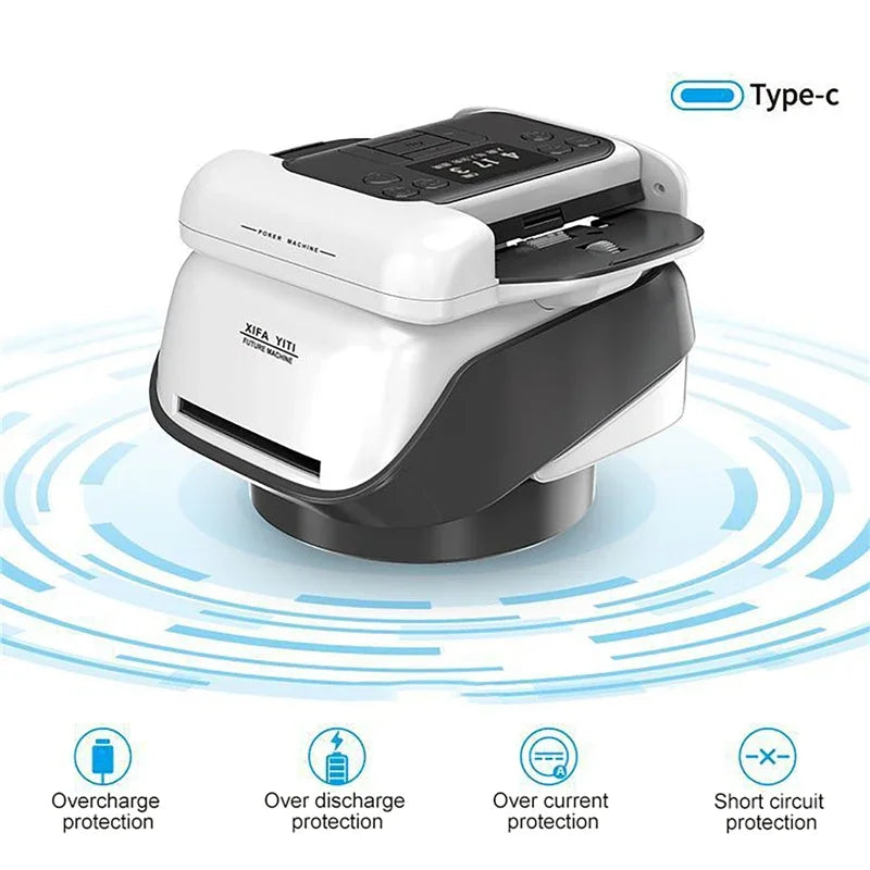 Automatic Playing Card Shuffler and Dealer for Home Games
