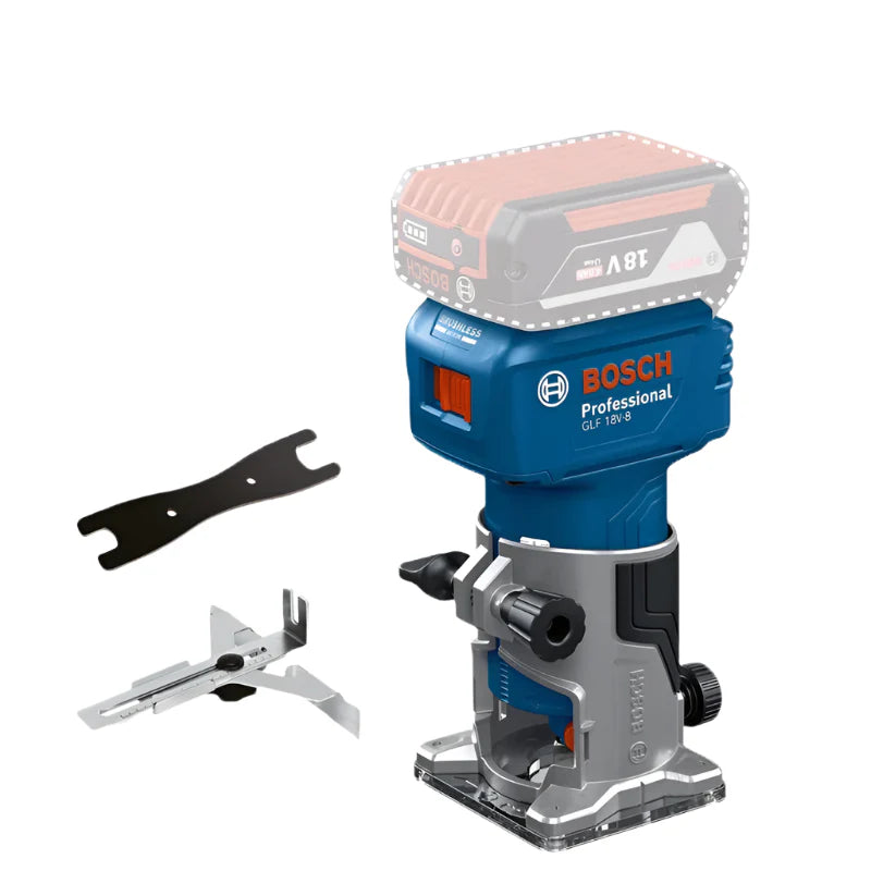 18V Cordless Brushless Wood Router with LED & Depth Control GLF18V-8