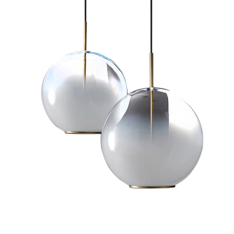 Contemporary Cold Light Pendant Lamp for Living Rooms 25cm