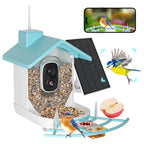 Solar Powered Smart Bird Feeder with HD Camera & Wi-Fi App Connectivity