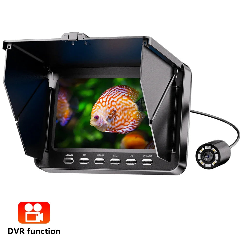 1080P Underwater Fishing Camera with 5 Inch Screen No Card