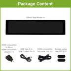 11.9" IPS No Touchscreen LCD Monitor with Hi-Fi Speaker & HDMI