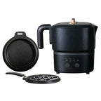 2.2L Portable Electric Cooker Fry, Stew, Grill & Takoyaki Maker with Non-Stick Pot, 800W Heating