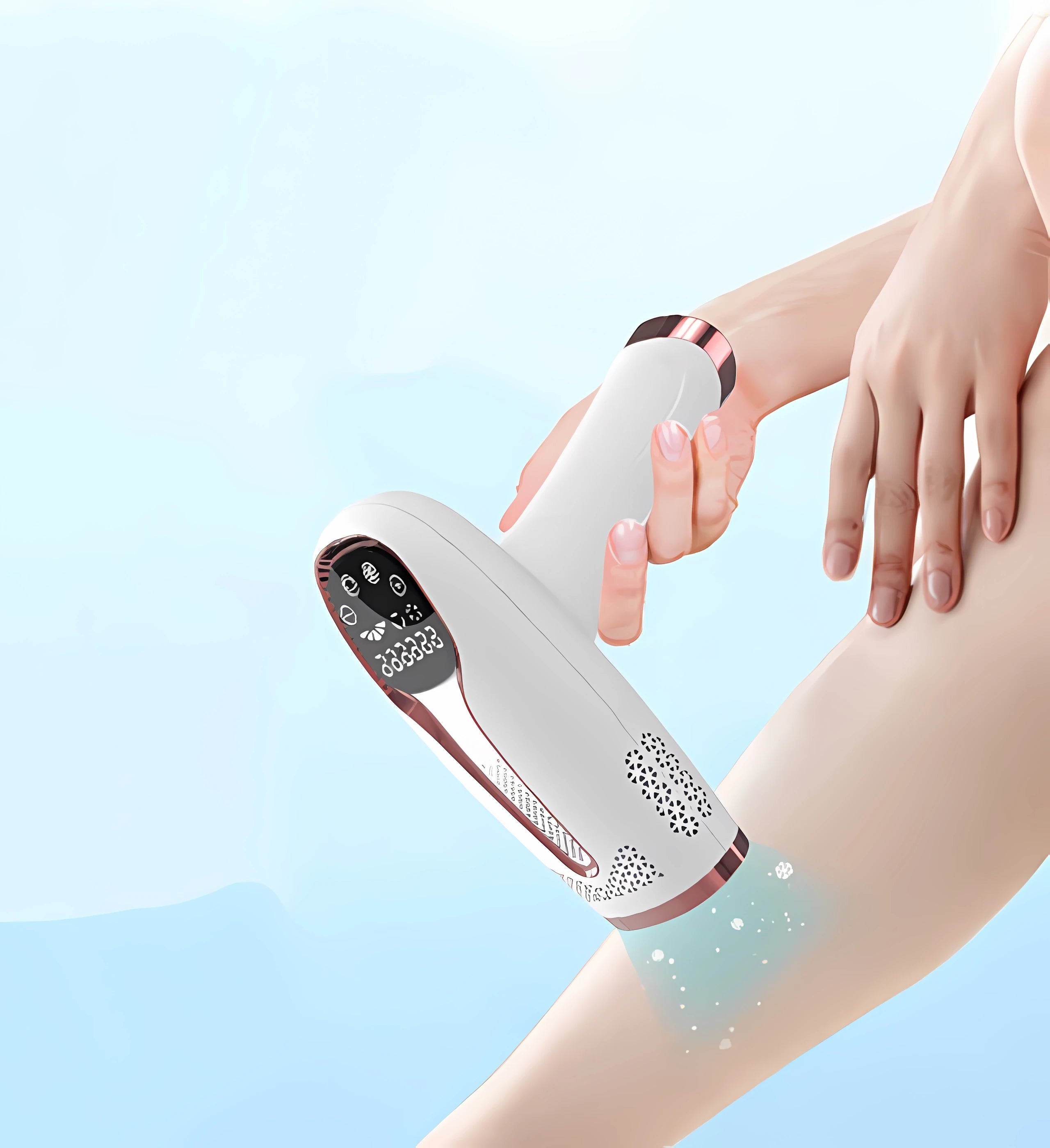 IPL Hair Remover 999999 Flashes, 5 Modes + Trimmer Home Use AU Plug System