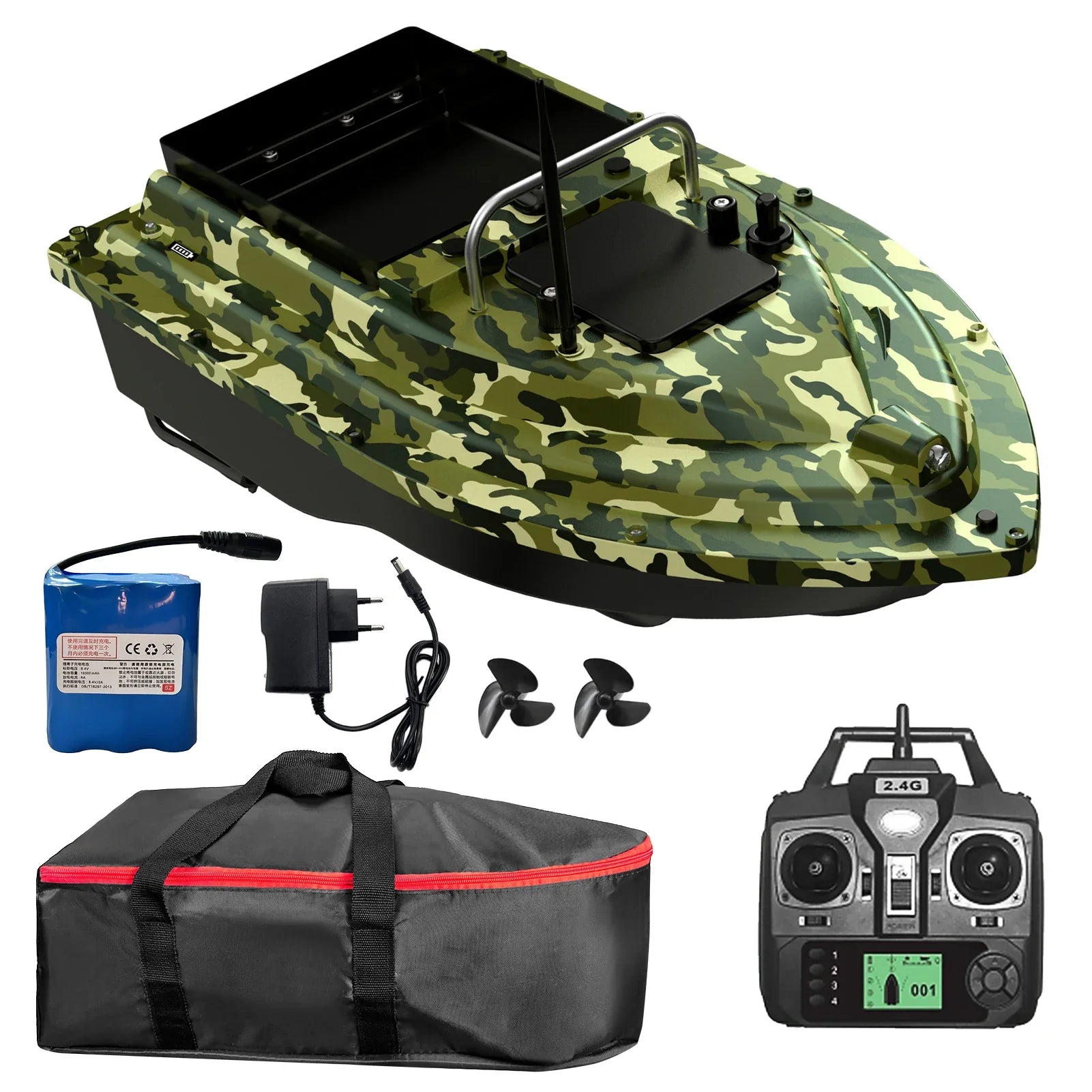 18000mAh Remote Bait Boat with GPS and Auto Return