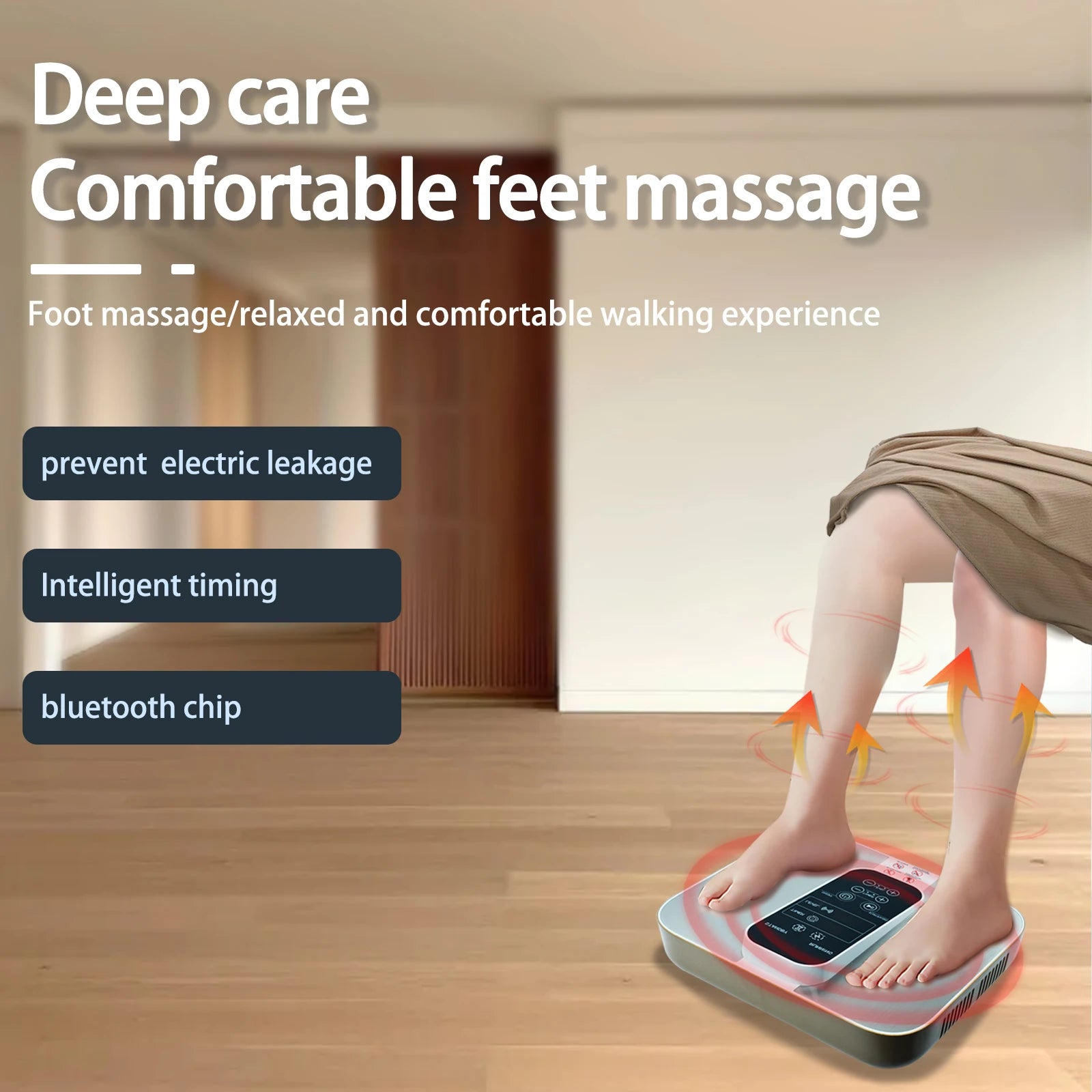 Electric Foot Spa Therapy Massager with PEMF Technology for Home Use