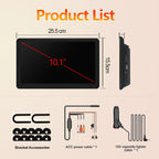 Dual 10.1in Android 13 Car Headrest Monitors 32GB