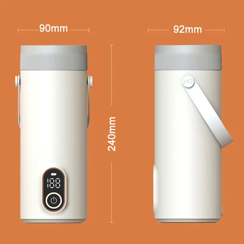 Cordless Travel Electric Kettle with Rapid Heating and Safety